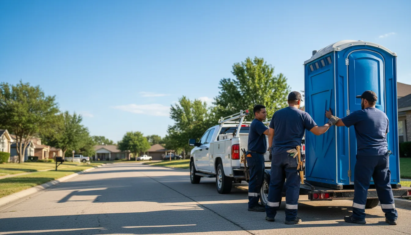 Portable Toilet Rental in Christine, TX near me